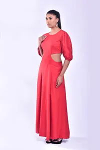 เดรสแอนนาเบลล่าคอตตอนแคนดี้ ดีไซน์สายเดี่ยว สีพาสเทลนุ่มนวล สไตล์ลำลอง ทรงเอไลน์ แขนระบาย ผ้าเป็นมิตรต่อสิ่งแวดล้อม - Product Image 5