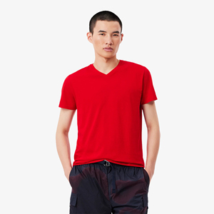 Camisetas de Verano para Hombre de Primera Calidad a Bajo Precio, Cuello en V, Corte Regular, Manga Corta, Poliéster/Algodón, Transpirables y de Secado Rápido - Product Image 4