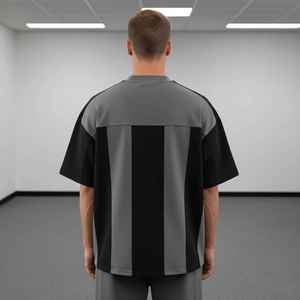 2026 Top Quality 2 Tone Oversized Regular Men's T-Shirts 100% Cotton Custom Printed Logo Digital Printing <b>Hip</b> Hop 180gsm O-Neck - Product Image 6