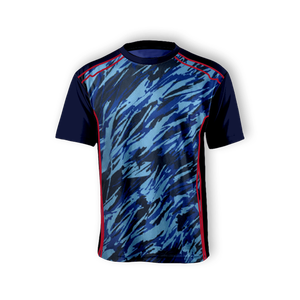 T-shirts décontractés pour hommes à manches courtes avec impression intégrale par sublimation, 100% coton 220g, impression numérique de personnages - Product Image 1