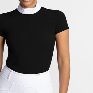 OEM Custom Design Horse Riding Top <b>Equestrian</b> Clothing Shirt Cheap Price Breathable Women's Horse Riding Shirt - Product Image 5