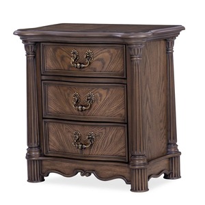 Ensemble de chambre à coucher en bois de style traditionnel Java Furni Craft, taille Queen, avec rangement, détails sculptés à la main, finition brun foncé - Product Image 6