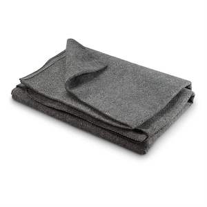 <b>Grey</b> 100% Wool Woven Blanket Flame Retardant Heated Portable Wearable Rectangular Winter Blanket for Home Camping Travel - Product Image 6