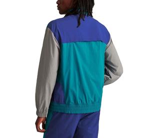 Chaqueta cortavientos cómoda Chaqueta cortavientos de nailon en contraste de color personalizado Chaqueta cortavientos de talla grande Puños elásticos transpirables de alta calidad - Product Image 2