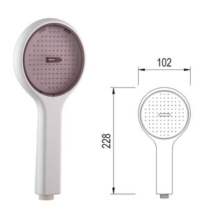 Shower hand TS86-X Customizable ABS <b>Plastic</b> Handheld Shower Head for bathroom-OEM/ODM KSN Vietnam - Product Image 1