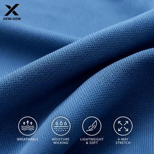 เสื้อโปโลแขนสั้นลำลองสำหรับผู้ชาย X Sports City สีพื้น ผ้าโพลีเอสเตอร์ผสมไมโครไฟเบอร์ ระบายอากาศได้ดี ใส่ได้ทุกฤดู กำลังเป็นที่นิยม - Product Image 6
