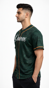 Maillot de baseball respirant sur mesure grande taille à manches courtes avec impression par sublimation de qualité supérieure pour collections de vêtements de sport - Product Image 5