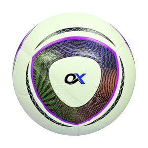 Ballon de football professionnel Oxva Industries taille 5 en cuir PU thermocollé pour matchs, ballon de football personnalisé - Product Image 3