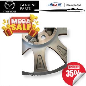 Rueda de aluminio de repuesto de fábrica 9965U26050TT 15x6J Offset 45 con 4 birlos, compatible con Mazda2 serie DE, DH, color plata, 9965-U2-605 - Product Image 3