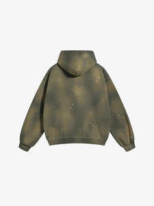 Sudadera con Capucha Holgada para Hombre, Estilo Urbano Moderno, 450GSM, con Efecto Desgastado, Lavado Monkey y Teñido con Spray - Product Image 2