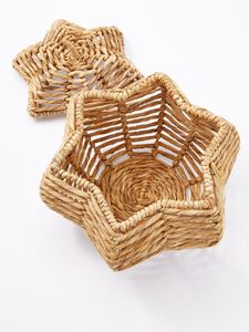 HAPRO Eco-Friendly Foldable Woven Plastic Laundry Storage <b>Basket</b> with Lid - Product Image 2