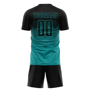 Uniforme de Fútbol Personalizable con Nombre y Logotipo del Equipo en la Parte Delantera, Corte Automatizado, Jersey de Fútbol, Suministro OEM, Uniforme de Fútbol para Equipos - Product Image 3