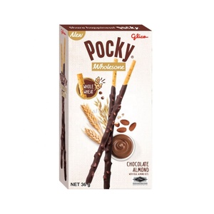 แท่งช็อคโกแลต Pocky 36g บิสกิตหลายรสชาติอัลมอนด์และช็อคโกแลตบิสกิตขนาด36กรัมขนมเอเชียที่แปลกใหม่ - Product Image 1