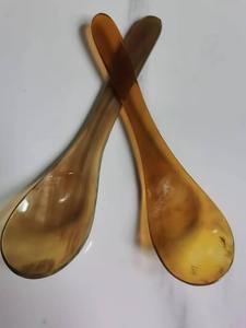 ช้อนน้ำผึ้งทำจากเขาควายธรรมชาติสุดหรู สำหรับกาแฟ ชา ภาชนะบนโต๊ะอาหาร ชุดช้อนสำหรับรับประทานอาหาร - Product Image 4