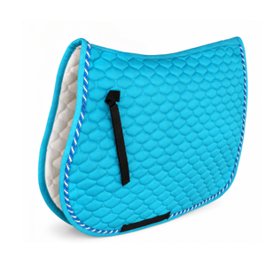 Almohadilla de Montar a Caballo Acolchada Premium con Diseño de Vieira |   Funda de Silla de Montar Transpirable para Equitación |   Almohadillas para Montar a Caballo de Doma y Salto, Venta al por Mayor - Product Image 1