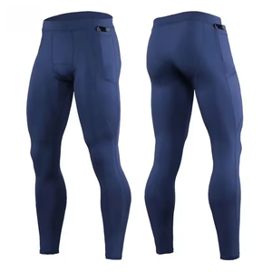 Pantalon de compression sportif pour homme, respirant, léger, taille élastique, streetwear, yoga, course à pied, leggings, vente en gros, personnalisable - Product Image 6