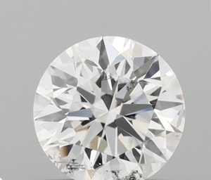 Diamant rond brillant naturel certifié 0,5 carat E SI2 pour la fabrication de bijoux fins, marque Aniva, modèle ND046 - Product Image 1
