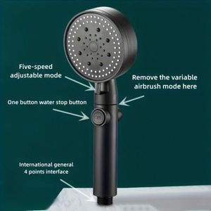 Supporto Universale Regolabile da Parete per Doccia, Accessorio per Interni RV, Porta Doccetta Senza Foratura - Product Image 1