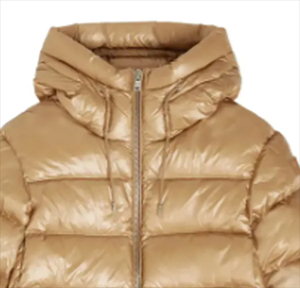 Veste matelassée en or pour femmes, à capuche, manches longues, chaude pour l'hiver, épaisse, rembourrée de cuir, doublure en nylon respirante, couleur unie - Product Image 5