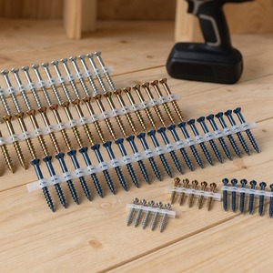 [YOU-ONE <b>Fastening</b> Systems] Quick Drive Type Collated Screws 3.5 to 4.5mm 25 to 80mm Yellow Zinc Strip Collated Screws - Product Image 5