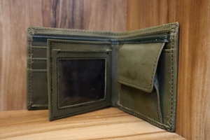 Newly Launched Customized Best Quality Top Selling 100% Genuine Cow Leather Bi-fold <b>Wallet</b> at Factory Price - Product Image 3