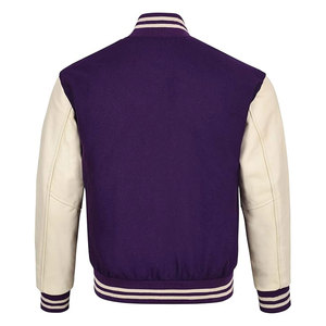 Veste de sport classique unisexe de style universitaire en laine et cuir de qualité supérieure, veste de baseball, veste letterman - Product Image 3