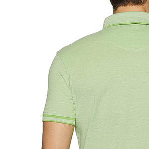 Polo pour homme en mélange de coton respirant, style décontracté professionnel, pour le bureau, OEM ODM, faible MOQ, vente en gros - Product Image 3