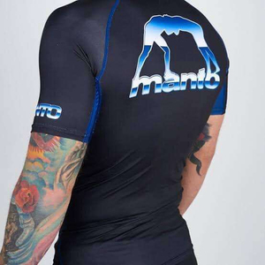 T-shirt de compression anti-bactérien 3D sublimé 100% polyester, écologique, séchage rapide, pour fitness et gym - Product Image 6