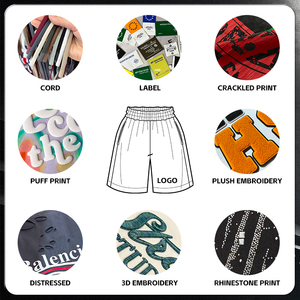 Shorts en jean droits style cow-boy pour homme, motif éclair brodé, longueur genou, décontracté, coupe large, tenue d'été en denim - Product Image 6