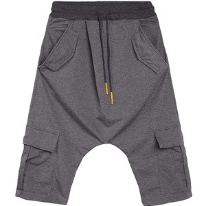 Shorts de survêtement respirants et écologiques, coupe décontractée, effet délavé vintage, pour l'été, l'entraînement et les activités de plein air, avec logo personnalisé - Product Image 1