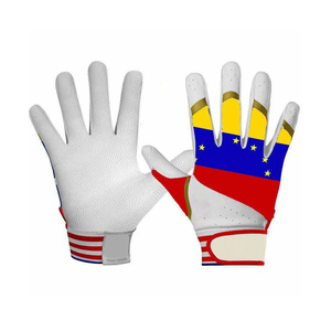 Guantes de béisbol personalizados con correa ajustable, guantes deportivos para atletas, pedidos al por mayor para equipos, precios de fábrica - Product Image 5