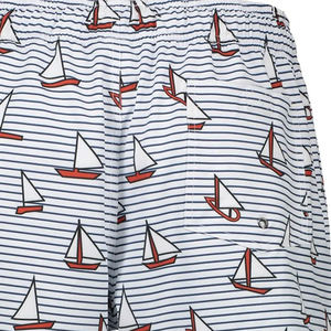 กางเกงขาสั้นออกกำลังกายสำหรับผู้ชาย ผ้าโพลีเอสเตอร์ 100% ลายพิมพ์ดิจิทัล ดีไซน์ตาข่าย เอวยางยืด เหมาะสำหรับฤดูร้อนและออกกำลังกายในยิม - Product Image 6