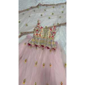 Conjunto elegante de ropa de fiesta para mujer de diseñador Lehenga Choli con hilo de trabajo - Product Image 1