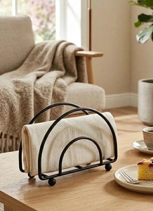 Top Demanded Decorative Iron Napkin Holder for Kitchen Counter Dining Table Restaurant Hotel Use Available for Bulk Quantity - Product Image 4