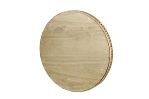 Bandeja Decorativa Redonda de Madera Rústica para Servir, para Mesa de Centro, Sala de Estar, Cocina, Desayuno, Color Marrón - Product Image 2