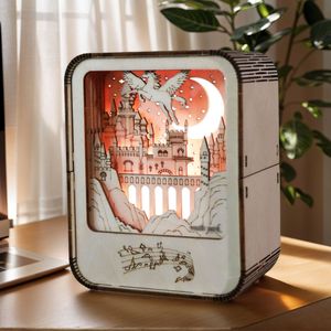 Puzzle 3D in Legno Music Park, Kit Modellini Fai-da-Te, Carillon con Luce Notturna, Regali di Compleanno e Natale - Product Image 5