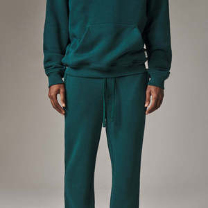 Men Sports Hoodie Tracksuit Cotton Sweatshirt and Track <b>Pants</b> Athletic Streetwear Set - Product Image 2
