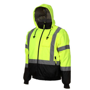 High Visibility Reflective Work <b>Jacket</b> Waterproof Winter Safety <b>Jacket</b> for Construction and Road <b>Workers</b> - Product Image 5