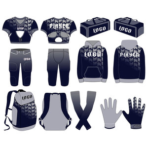 <b>Elite</b> Women American Football Uniform Lightweight Breathable Football Jersey Set with Custom Name and Number - Product Image 4