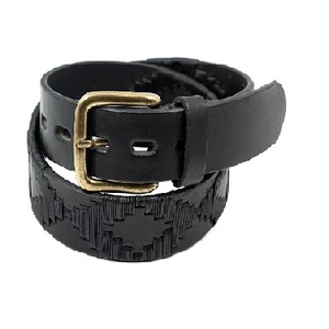 Ceintures Polo en Cuir Véritable pour Hommes, Vente Chaude, Ceinture Polo Argentine pour l'Équitation, Logo Personnalisé Accepté - Product Image 1