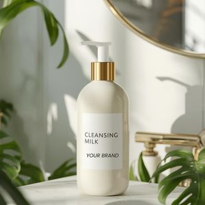 Lait nettoyant doux en marque propre pour tous les types de peau, démaquillant hydratant, nettoyant en profondeur, OEM ODM disponible - Product Image 2