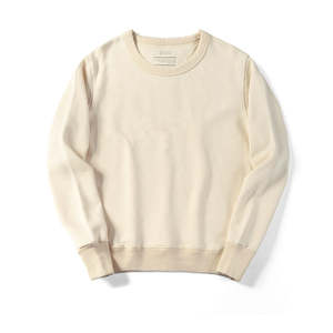Custom Unisex Plain Crewneck Sweatshirt Embroidery Printing logo High Quality Blank Cotton Crewneck Sweatshirt for <b>Men</b> - Product Image 1