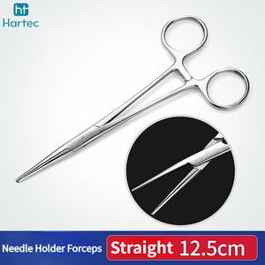 Pinzas Hemostáticas Dentales de Acero Inoxidable, Pinzas Halsted Rectas y Curvas, Instrumentos de Odontología - Product Image 4