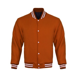 Veste universitaire pour homme avec logo brodé personnalisé, en coton molletonné, style universitaire, dernières tendances, vestes de collège - Product Image 1