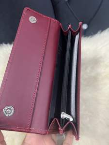 Cartera Larga de Piel Sintética para Mujer con Asa y Cierre Magnético, Bolso de Noche para Dama, Accesorios de Moda Personalizados OEM - Product Image 2