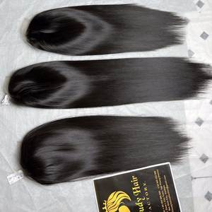 Cabello humano virgen sin procesar Peluca de cierre recto de hueso Cabello humano 100% Cabello humano Directo de Vietnam - Product Image 1