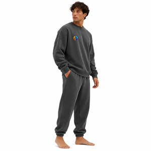 Combinaison en polaire surdimensionnée pour homme, en tissu polaire doux, coupe décontractée, toucher doux et chaleur confortable pour la maison, les voyages et l'usage quotidien. - Product Image 2