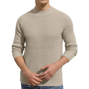Pull pour homme à porter au quotidien en hiver - Mélange coton/laine respirant et écologique, style pull-over, intérieur doux, apparence élégante - Product Image 3
