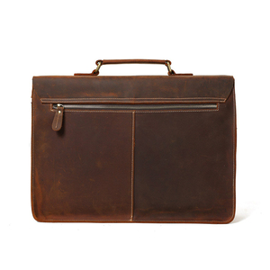 Sac à ordinateur portable en cuir de haute qualité, mallette pour le travail quotidien et les voyages, fabriqué en Inde - Product Image 3