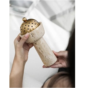 Quemador de Incienso Mubkhar de Vidrio Artesanal, Difusor Aromático de Piedra, Personalizable, para Uso en Todas las Estaciones, Estilo de Medio Oriente - Product Image 1